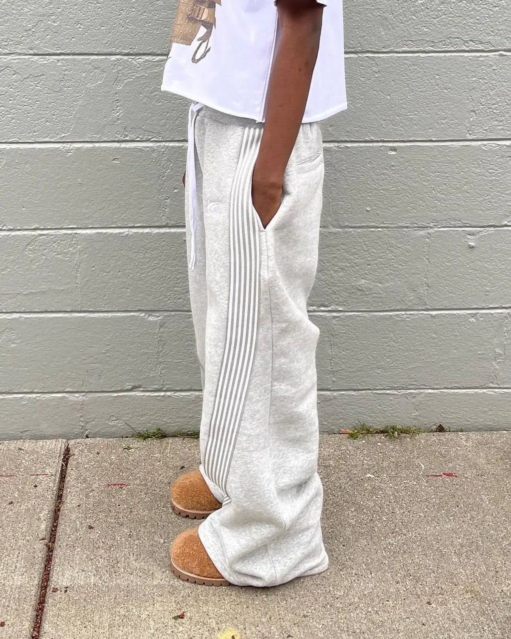 Wave Striped Sweatpants
