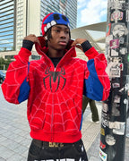 Spider Zip Up Hoodie
