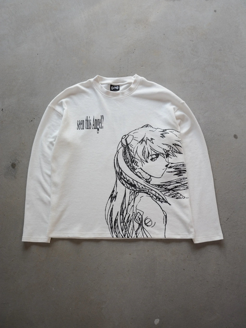 Waffle longsleeve "Angel"