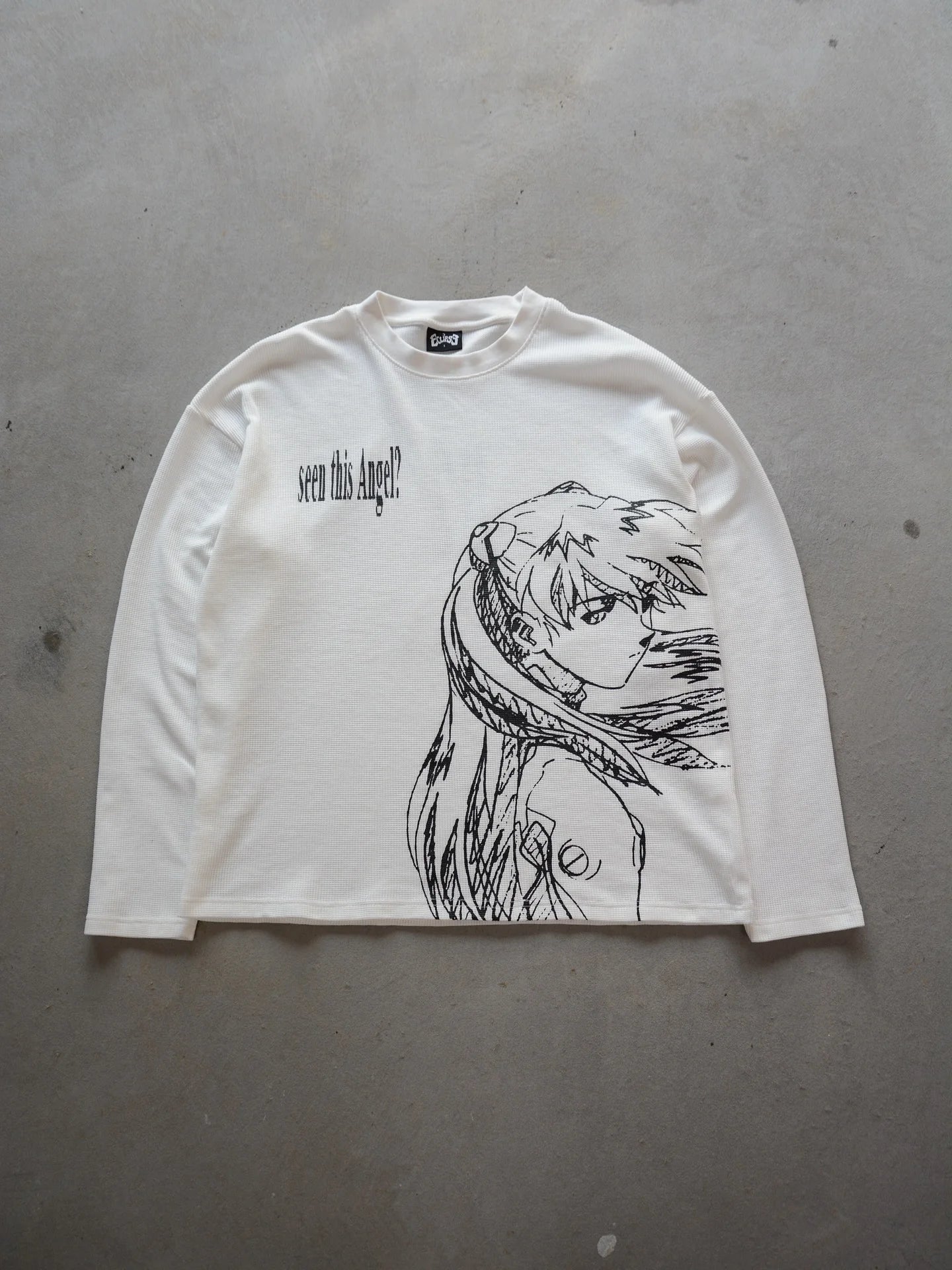 Waffle longsleeve "Angel"