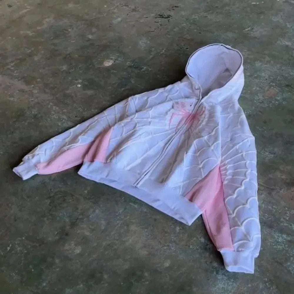 Spider Zip Up Hoodie