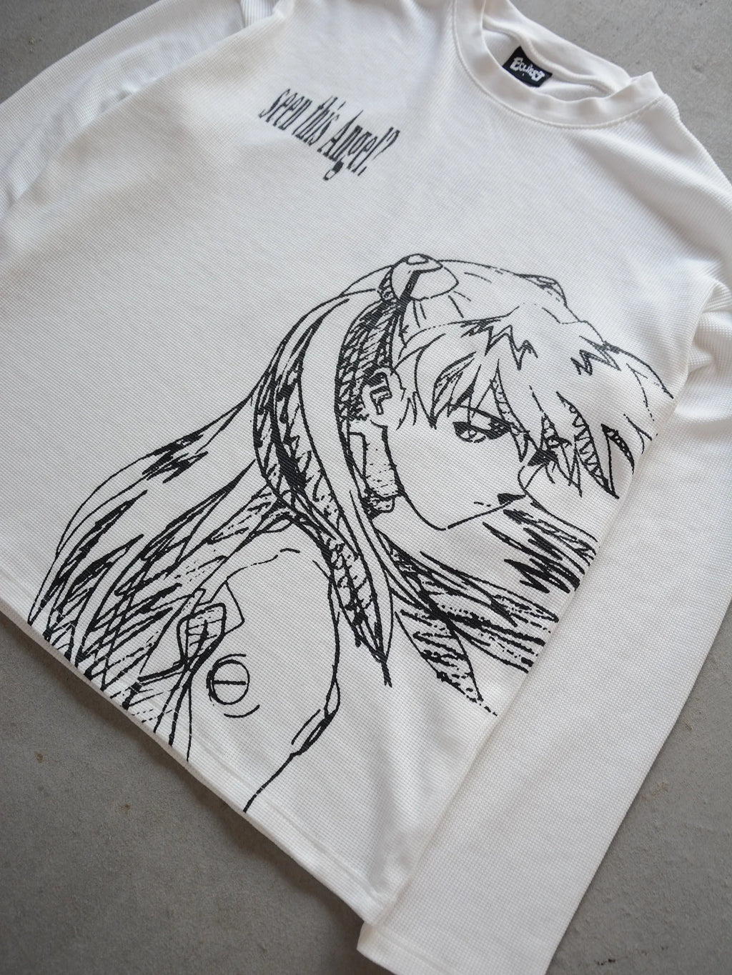 Waffle longsleeve "Angel"