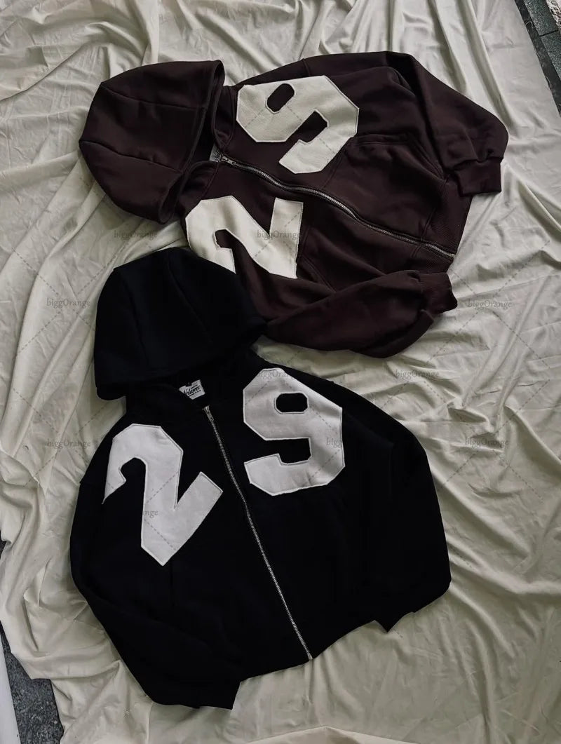 Zip Up Hoodie '29'