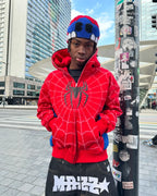 Spider Zip Up Hoodie