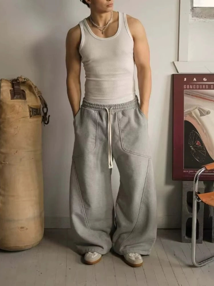 Baggy Spliced Sweatpants