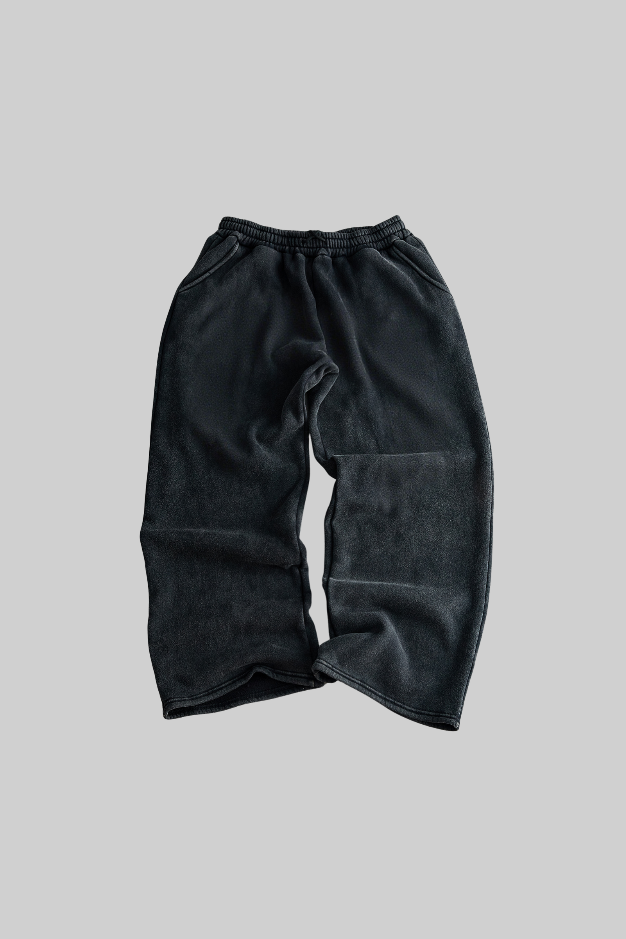 Black Washed Sweatpants