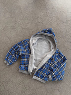 Reversible checker Hoodie